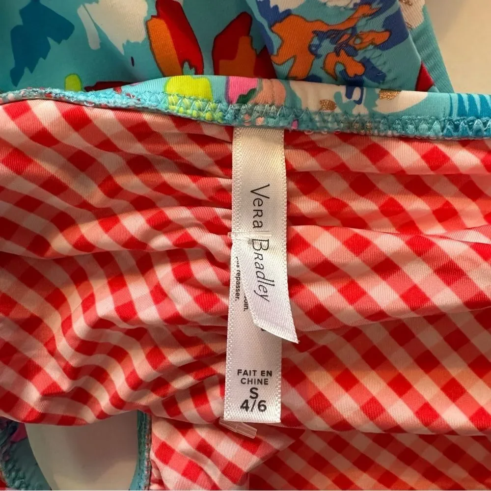 Vera Bradley Superbloom Swimsuit Tankini Colorful Floral Multiway Beach Vacation